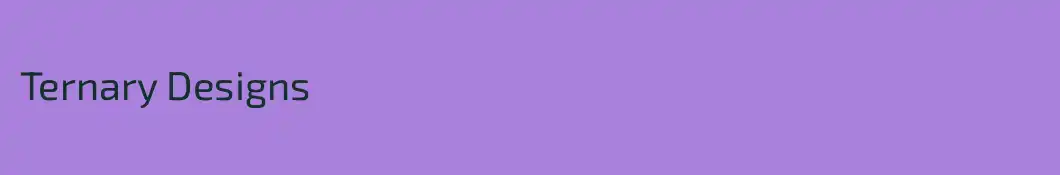 Ternary Designs